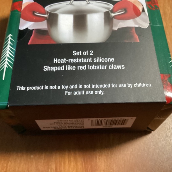 Lobster Claws Silicone Pot Holder New with tag Prewrapped & ready to go - Picture 8 of 11